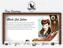 Tablet Screenshot of black-cat-salon.com